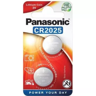 PANASONIC Lithiumbatterie (Knopf) CR-2025EL / 2B 3V (Blister 2 Stück) PANASONIC Lithiumbatterie (Knopf) CR-2025EL / 2B 3V (Blister 2 Stück)