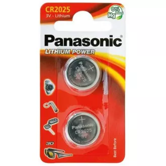 PANASONIC Lithiumbatterie (Knopf) CR-2025EL / 2B 3V (Blister 2 Stück) PANASONIC Lithiumbatterie (Knopf) CR-2025EL / 2B 3V (Blister 2 Stück)