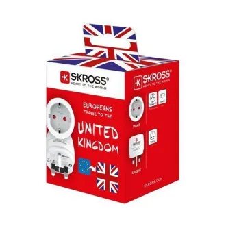 SKROSS Reiseadapter UK für den Einsatz in Großbritannien, Typ G SKROSS Reiseadapter UK für den Einsatz in Großbritannien, Typ G