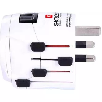 SKROSS Reiseadapter PRO, max. 6,3A, geerdet, universal für die ganze Welt SKROSS Reiseadapter PRO, max. 6,3A, geerdet, universal für die ganze Welt