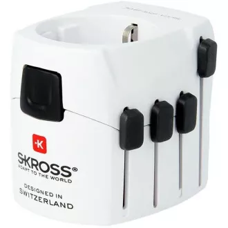 SKROSS Reiseadapter PRO, max. 6,3A, geerdet, universal für die ganze Welt SKROSS Reiseadapter PRO, max. 6,3A, geerdet, universal für die ganze Welt