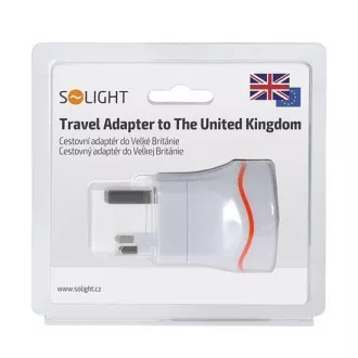 Solight Reiseadapter für die Verwendung in Großbritannien, Typ G