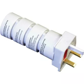 Solight Reiseadapter, klappbar, weiß Solight Reiseadapter, klappbar, weiß