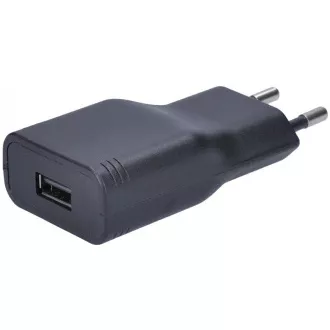 Solight USB Ladeadapter, 1x USB, 2400mA, AC 230V, schwarz