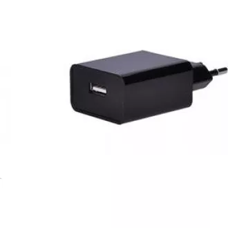 Solight USB Ladeadapter, 1x USB, 2400mA, AC 230V, schwarz