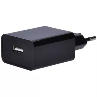 Solight USB Ladeadapter, 1x USB, 2400mA, AC 230V, schwarz