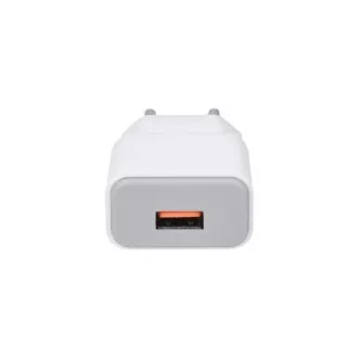 Solight USB Ladeadapter, Schnellladung: 1x USB Qualcomm, 5V2A / 9V1.5A / 12V1A, AC 230V, weiß-grau Solight USB Ladeadapter, Schnellladung: 1x USB Qualcomm, 5V2A / 9V1.5A / 12V1A, AC 230V, weiß-grau