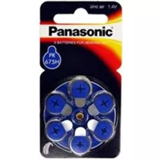 PANASONIC Zink-Luft-Batterie PR-675 (44) / 6LB AA 1, 2V (Blister 4 Stück) PANASONIC Zink-Luft-Batterie PR-675 (44) / 6LB AA 1, 2V (Blister 4 Stück)