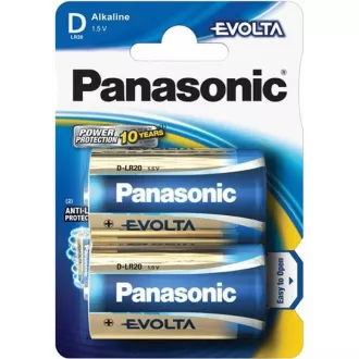PANASONIC Alkaline Batterien EVOLTA Platinum LR20EGE / 2BP D 1,5V (Blister 2Stk.) PANASONIC Alkaline Batterien EVOLTA Platinum LR20EGE / 2BP D 1,5V (Blister 2Stk.)