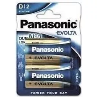 PANASONIC Alkaline Batterien EVOLTA Platinum LR20EGE / 2BP D 1,5V (Blister 2Stk.) PANASONIC Alkaline Batterien EVOLTA Platinum LR20EGE / 2BP D 1,5V (Blister 2Stk.)