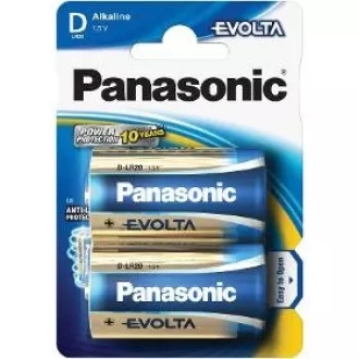 PANASONIC Alkaline Batterien EVOLTA Platinum LR20EGE / 2BP D 1,5V (Blister 2Stk.) PANASONIC Alkaline Batterien EVOLTA Platinum LR20EGE / 2BP D 1,5V (Blister 2Stk.)