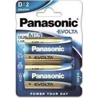PANASONIC Alkaline Batterien EVOLTA Platinum LR20EGE / 2BP D 1,5V (Blister 2Stk.) PANASONIC Alkaline Batterien EVOLTA Platinum LR20EGE / 2BP D 1,5V (Blister 2Stk.)