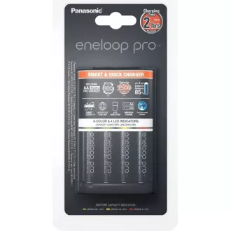 PANASONIC NAB. KJ55HCD40E 4xAA ENELOOP PRO N, 2500 mAh für AA/AAA (Blistr 4pcs   Ladegerät)