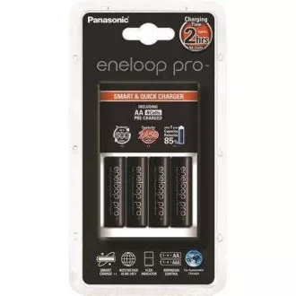 PANASONIC NAB. KJ55HCD40E 4xAA ENELOOP PRO N, 2500 mAh für AA/AAA (Blistr 4pcs   Ladegerät)