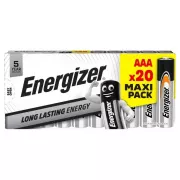 Energizer LR03/20 Everyday AAA Familie 20er Pack Alkaline
