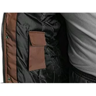Jacke CXS IRVINE, Winter, Herren, braun-schwarz, Gr. 2XL