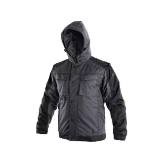 Jacke CXS IRVINE, Winter, Herren, grau-schwarz, Gr. 2XL