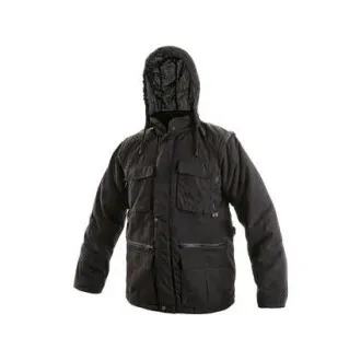 Herren Winterjacke GEORGIA, schwarz, Größe M Herren Winterjacke GEORGIA, schwarz, Größe M