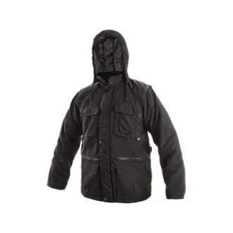 Herren Winterjacke GEORGIA, schwarz, Gr. 2XL