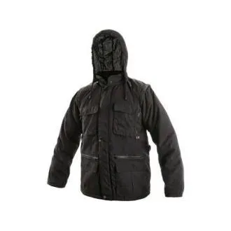 Herren Winterjacke GEORGIA, schwarz, Gr. 3XL Herren Winterjacke GEORGIA, schwarz, Gr. 3XL