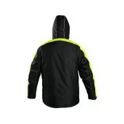 Jacke CXS BRIGHTON, Winter, schwarz-gelb, Größe S