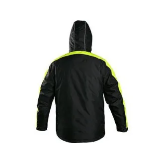 Jacke CXS BRIGHTON, Winterjacke, Herren, schwarz-gelb, Größe M