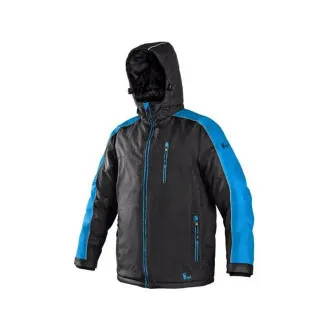 Jacke CXS BRIGHTON, Winterjacke, Herren, schwarz-blau, Größe 2XL Jacke CXS BRIGHTON, Winterjacke, Herren, schwarz-blau, Größe 2XL