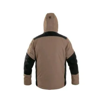Jacke CXS BALTIMORE, Herren, beige - schwarz, Größe S