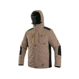 Jacke CXS BALTIMORE, Herren, beige - schwarz, Größe 2XL Jacke CXS BALTIMORE, Herren, beige - schwarz, Größe 2XL