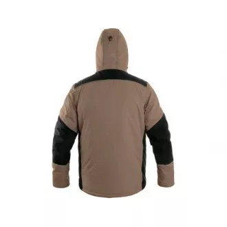 Jacke CXS BALTIMORE, Herren, beige - schwarz, Größe 4XL