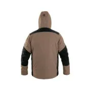 Jacke CXS BALTIMORE, Herren, beige - schwarz, Größe 4XL