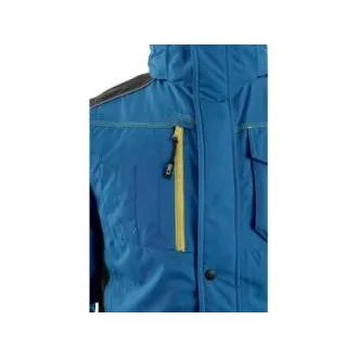 Jacke CXS BALTIMORE, Herren, mittelblau - schwarz, Größe S