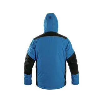 Jacke CXS BALTIMORE, Herren, mittelblau - schwarz, Größe L