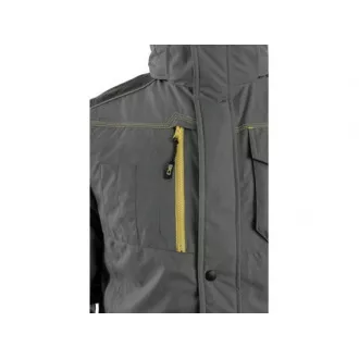 Jacke CXS BALTIMORE, Herren, grau - schwarz, Größe S