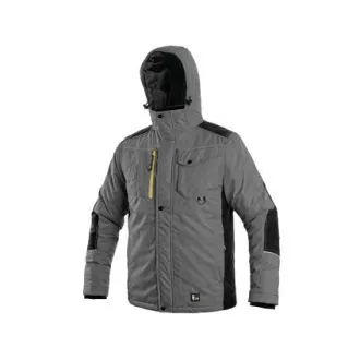 Jacke CXS BALTIMORE, Herren, grau - schwarz, Größe XL