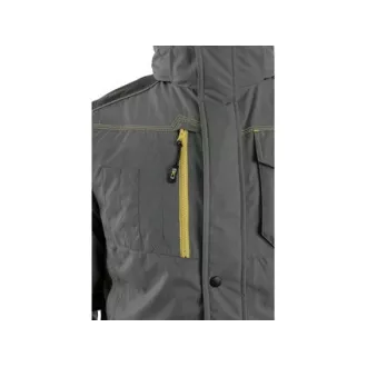 Jacke CXS BALTIMORE, Herren, grau - schwarz, Größe XL