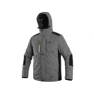 Jacke CXS BALTIMORE, Herren, grau - schwarz, Gr. 3XL