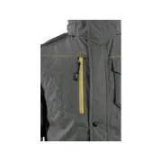 Jacke CXS BALTIMORE, Herren, grau - schwarz, Größe 4XL