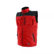 Herren Winterweste SEATTLE, rot-schwarz, Gr. 3XL
