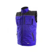 Herren Winterweste SEATTLE, blau-schwarz, Größe S