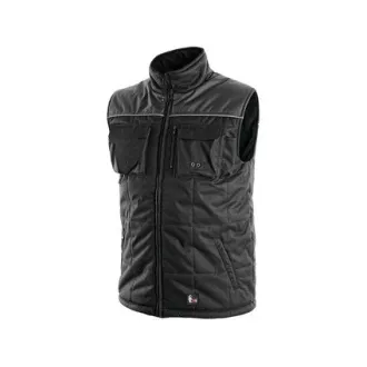 Herren Winterweste SEATTLE, schwarz-grau, Größe M Herren Winterweste SEATTLE, schwarz-grau, Größe M