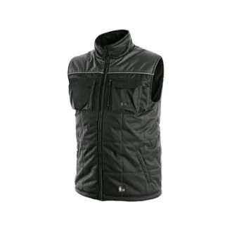 Weste CXS SEATTLE, Herren, Winter, Fleece, schwarz-grau, Größe M