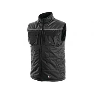 Herren Winterweste SEATTLE, schwarz-grau, Größe L Herren Winterweste SEATTLE, schwarz-grau, Größe L