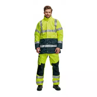 BI ROAD Jacke HV orange / marine XXL
