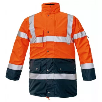 BI ROAD Jacke HV orange / marine XXL