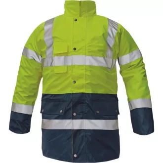BI ROAD Jacke HV gelb / marine XXXL