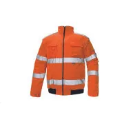 CLOVELLY Pilotenjacke HV orange M