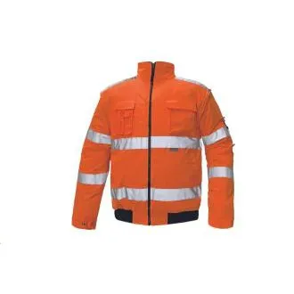 CLOVELLY Pilotenjacke HV orange M CLOVELLY Pilotenjacke HV orange M