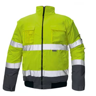 CLOVELLY Pilotenjacke HV orange 2XL