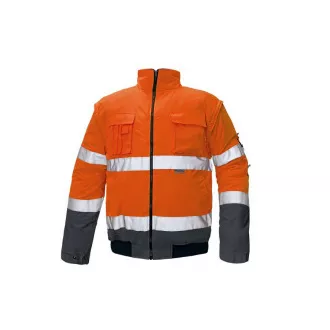 CLOVELLY Pilotenjacke HV orange / marine L CLOVELLY Pilotenjacke HV orange / marine L